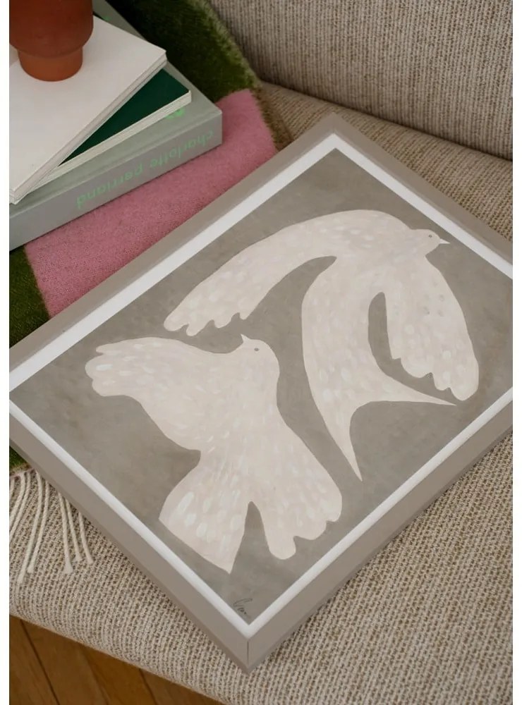 Poszter 30x40 cm Two Birds – Clara Schicketanz – The Poster Club