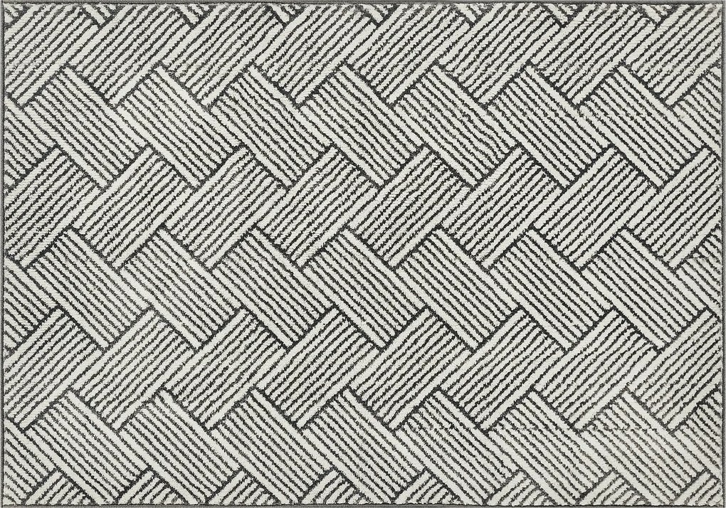 HOMCOM Nappali Szőnyeg 230 x 160 cm Rövid Szálas Mosógépben Mosható Hypoallergén Szőnyeg Nappaliba, Hálószobába, Irodába, Világos Szürke | Aosom