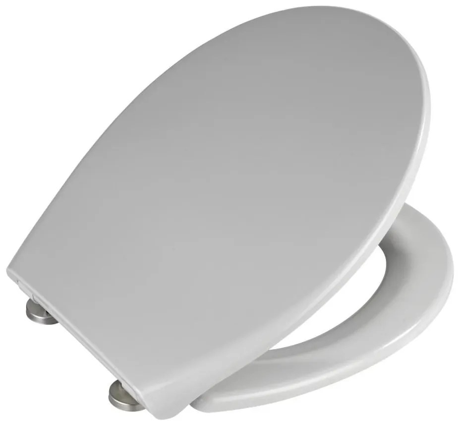 WENKO 22402100-WC ülőke SAMOS 44,5x37,5 cm szürke/ezüst
