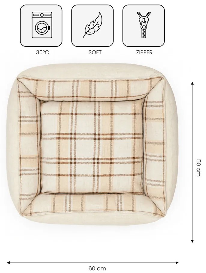 British prémium kutyafekhely, S 60x50 cm