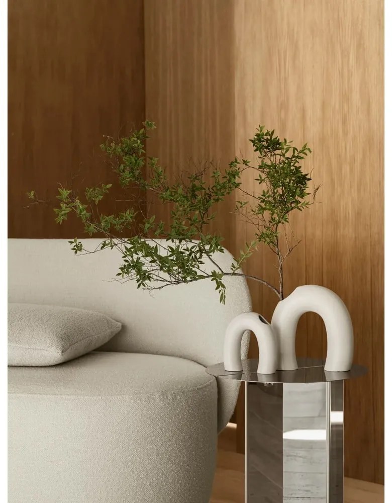 Krémszínű kerámia váza (magasság 12 cm) Kagetsu – Blomus