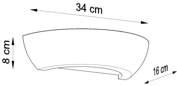 Fali lámpa OSKAR 1xE27/60W/230V