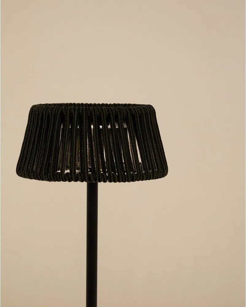 Napelemes LED asztali-hordozható kültéri lámpa ø 11 cm Aldet – Kave Home