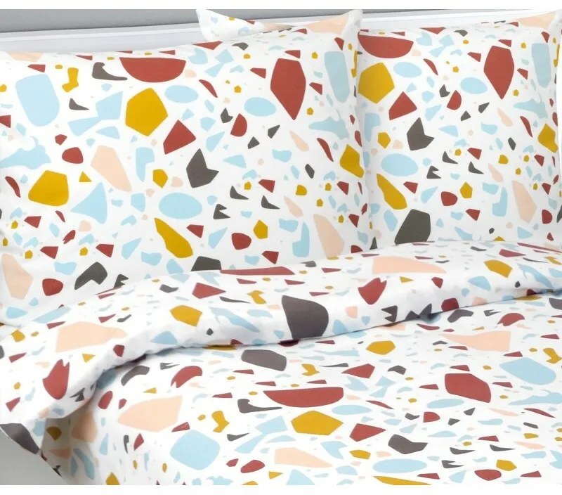 Bellatex Flanel ágynemű Mozaika, 140 x 220 cm, 70 x 90 cm