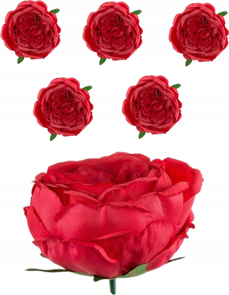 6x Peoni rózsa, Termékfej Peónia Művirág csomókhoz