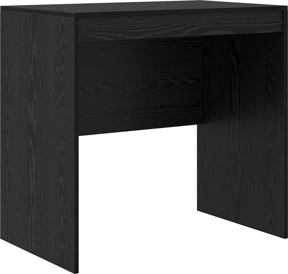 vidaXL Asztal Fekete tölgy 80 x 50 x 76 cm