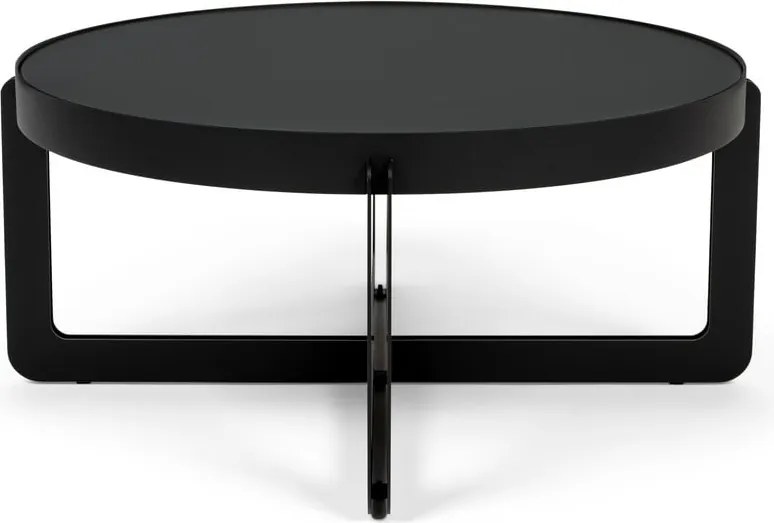 Fekete kerek dohányzóasztal Centre – Zuiver