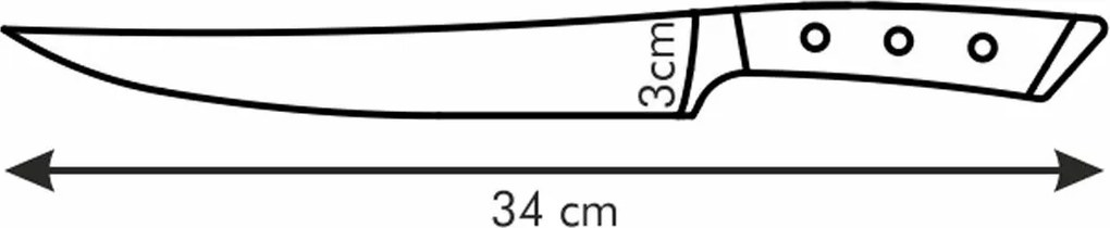 Tescoma AZZA szeletelőkés, 21 cm, 21 cm