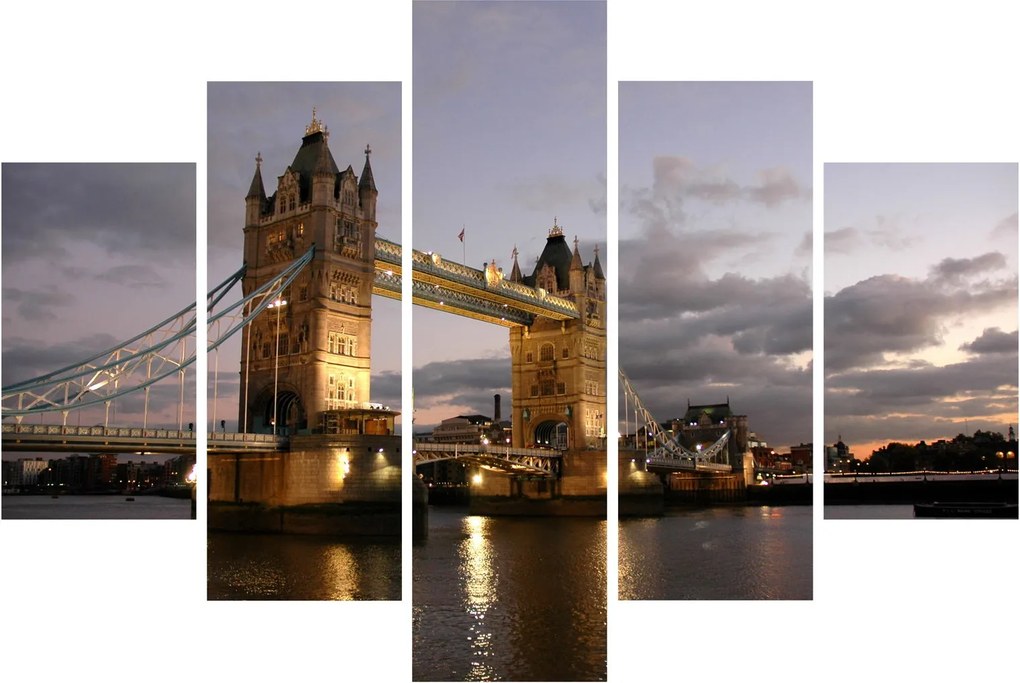 Kép - Tower Bridge éjszaka (150x105 cm)