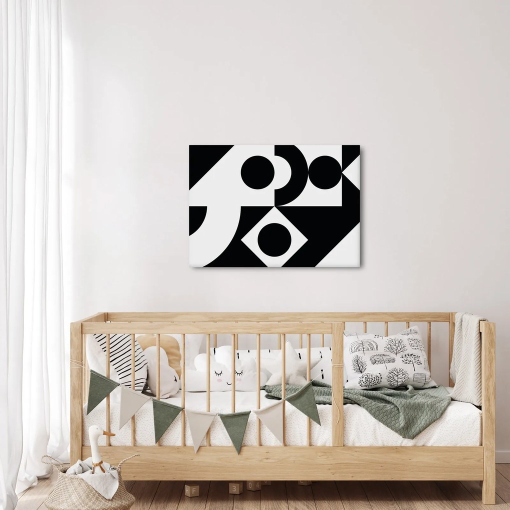 Kép - Geometriai absztrakció N⁰1 (70x50 cm)