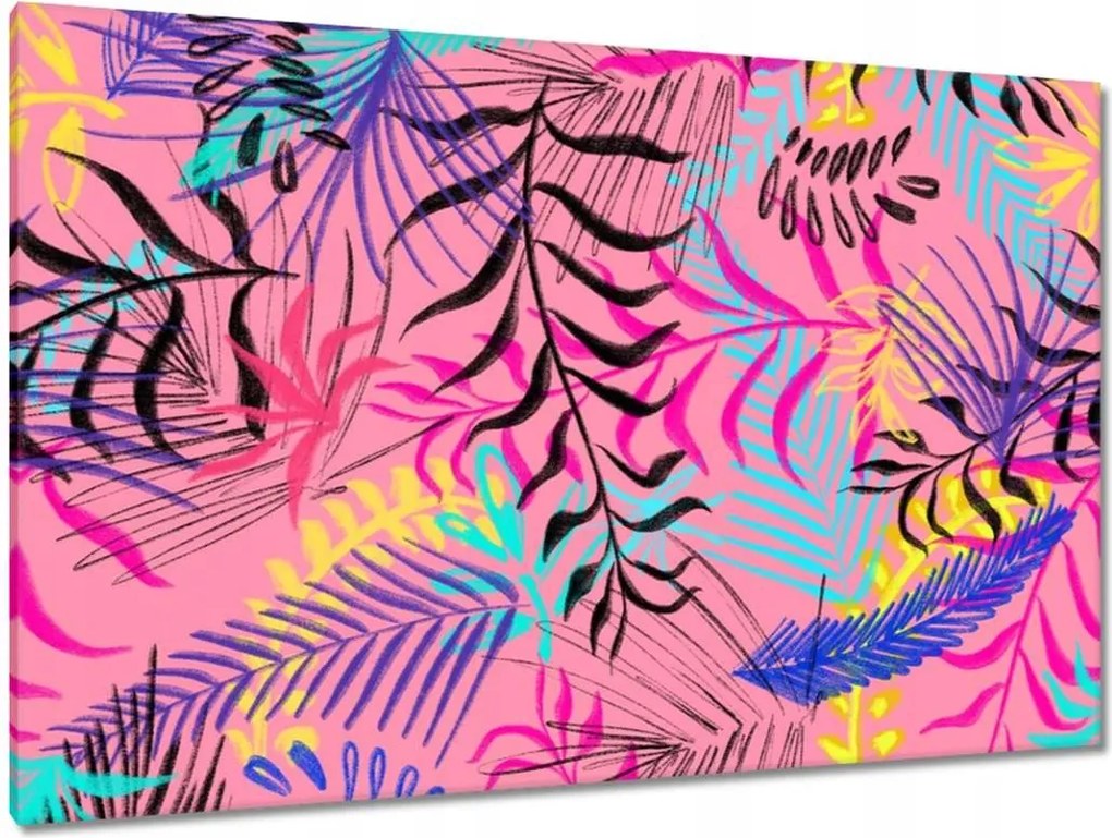 Vászonkép 120x80 Rózsaszín kompozíció Virágok