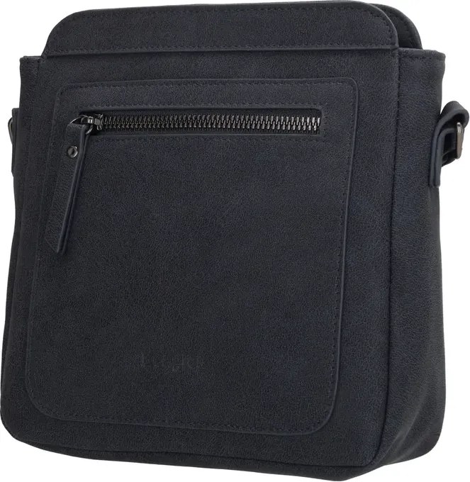 Sötétkék steppelt keresztpántos táska „Diadem”