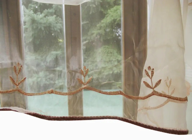 Janka Barack Organza függöny 250 x 250 cm tulipános