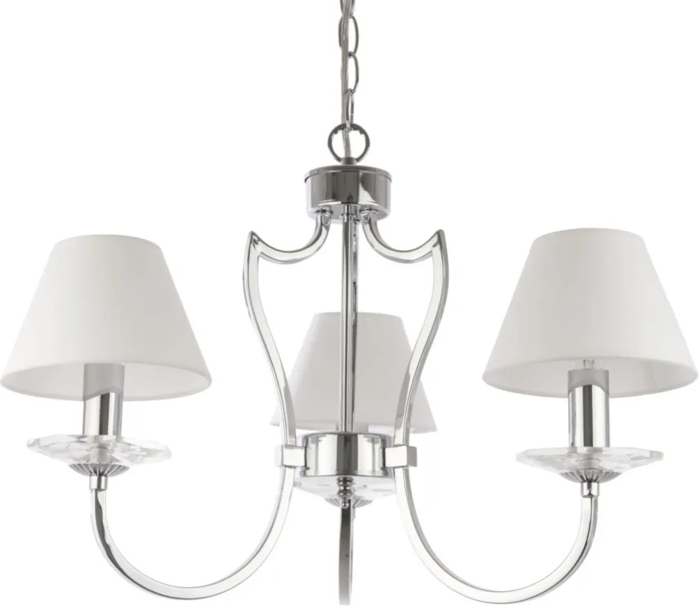 COSMOLIGHT P03755CH-WH RIGA Modern Csillár Ezüst E14 IP20