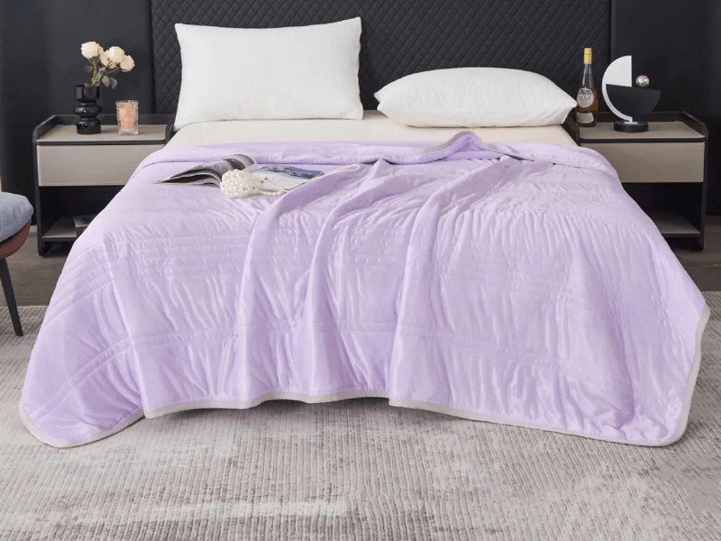 Hűsítő nyári paplan CELIA, lila Méret: 200 x 220 cm