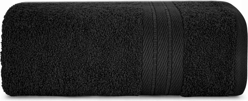 Kaya törölköző 50x90 fekete frottír 500g/m2