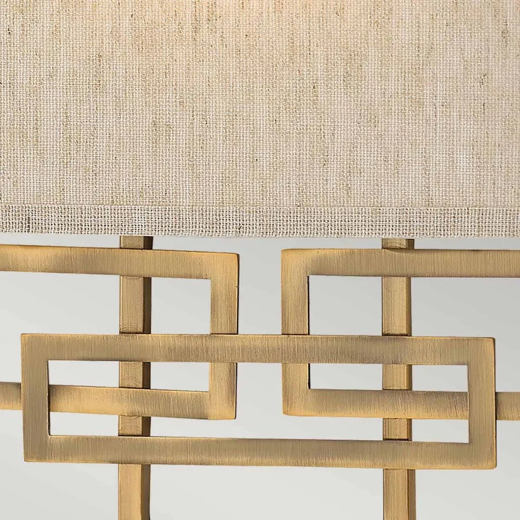 Hinkley Lighting LANZA HK-LANZA2-BR Fali lámpa 2x60W/E14