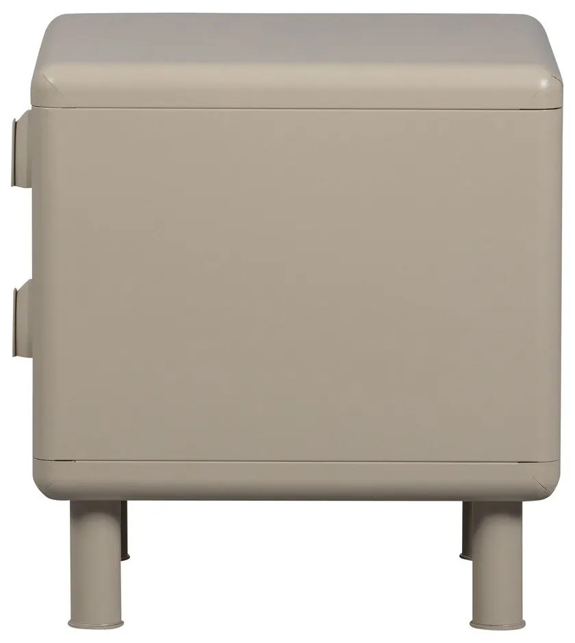 Bézs fém éjjeliszekrény Rune – WOOOD