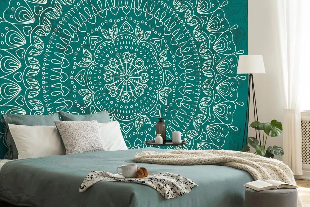 Öntapadó tapéta kézzel rajzolt Mandala
