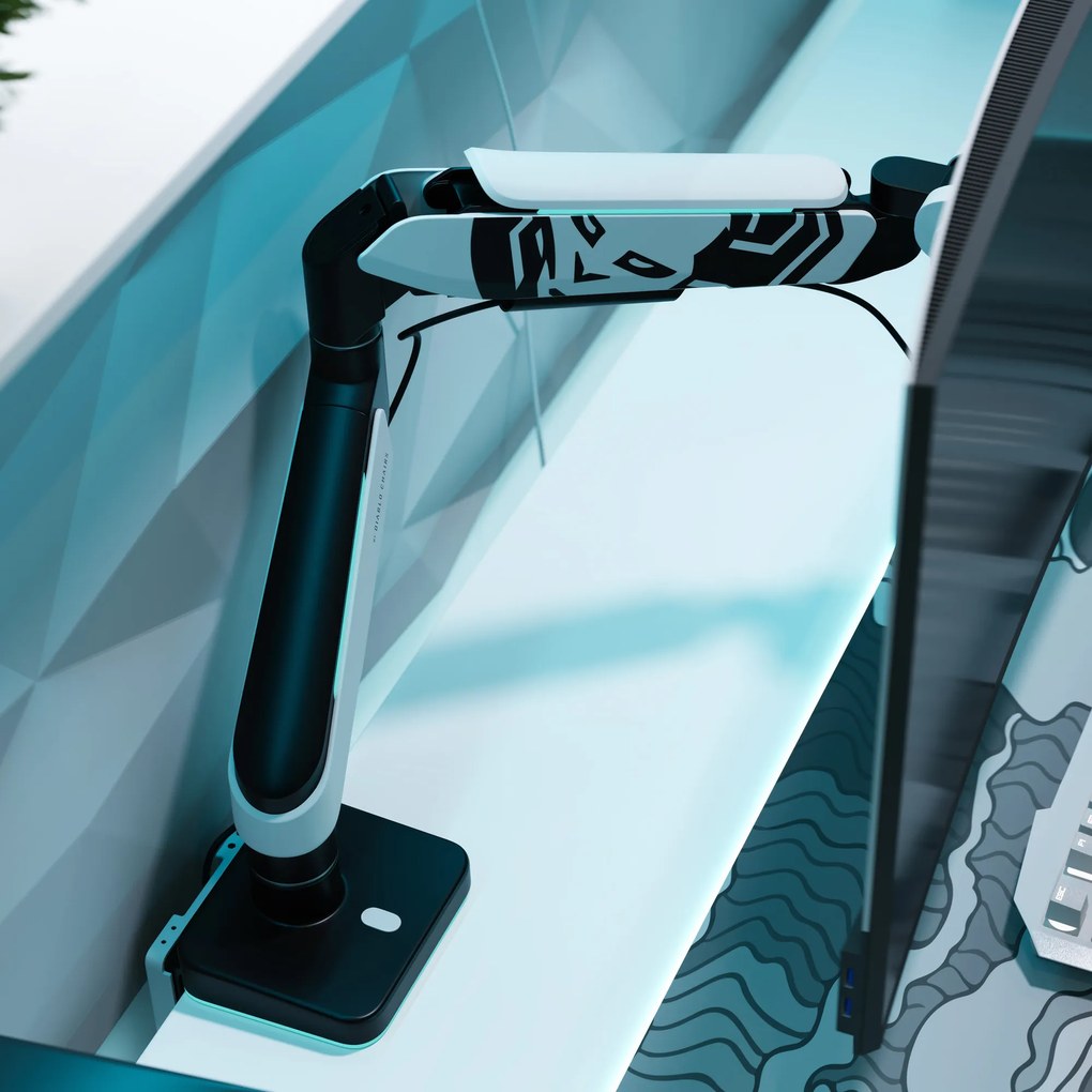 LED RGB X-Arm monitortartó