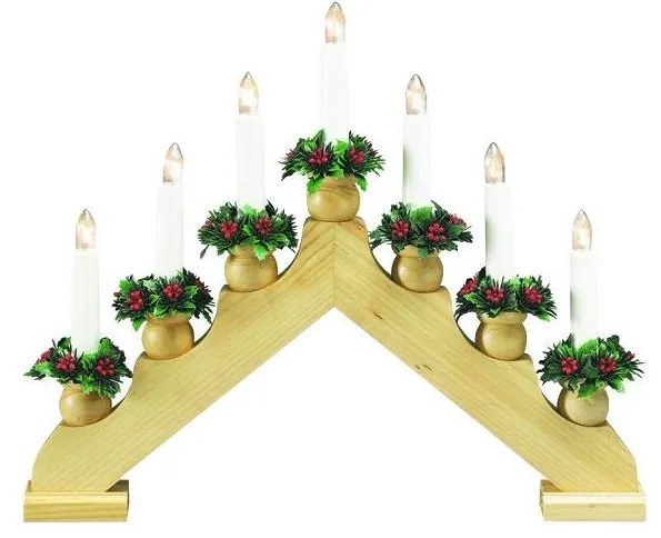 Markslöjd 8314,300 - Karácsonyi fény TOMAS 7xE10/3W/230V