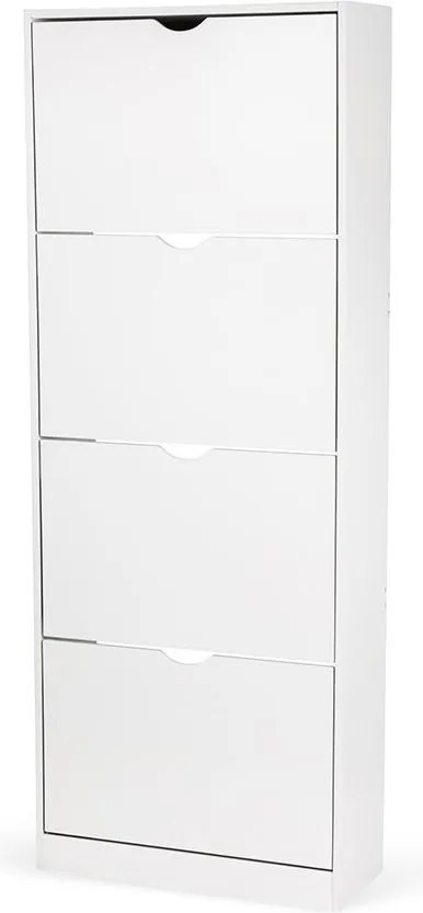 AVENBERG SLIM FLIP 4 Cipőtartó - fehér