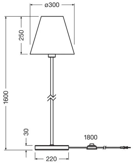 Ledvance - Állólámpa DECOR RAFFIA 1xE27/15W/230V raffia háncs