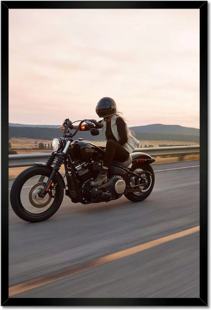 Poszterek keretben 40x60 Harley Davidson Motorkerékpár