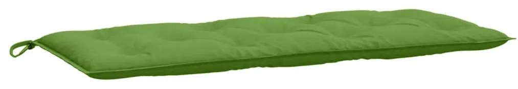 2 db melange zöld szövet kerti padpárna 120x50x7 cm