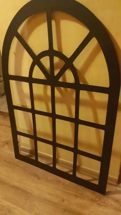 ablak alakú tükör fém keret