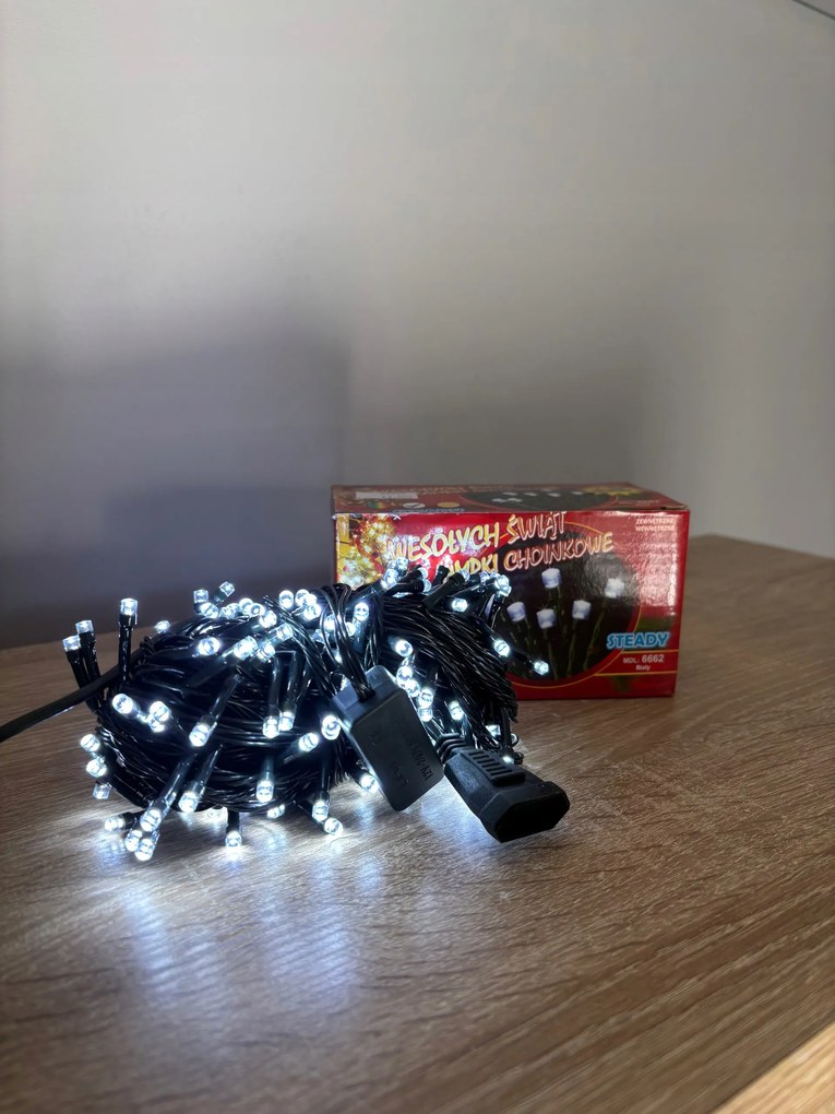 Beltéri karácsonyfa lámpák 200 Led hideg fehér Vitalux LM005-2-S