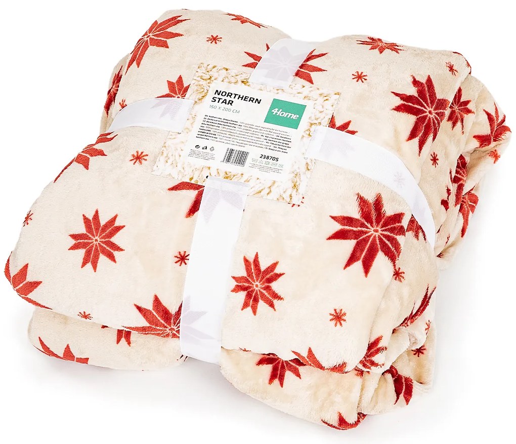 4Home Northern star gyapjú hatású pléd, 150 x 200 cm