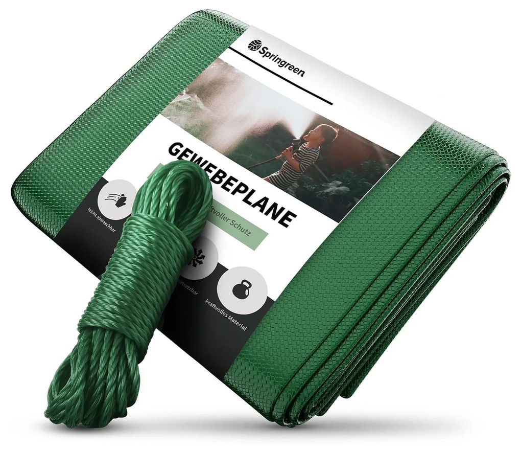 Blumfeldt Aegis, szőtt ponyva, univerzális ponyva, műanyag, megerősített sarkok, kötél