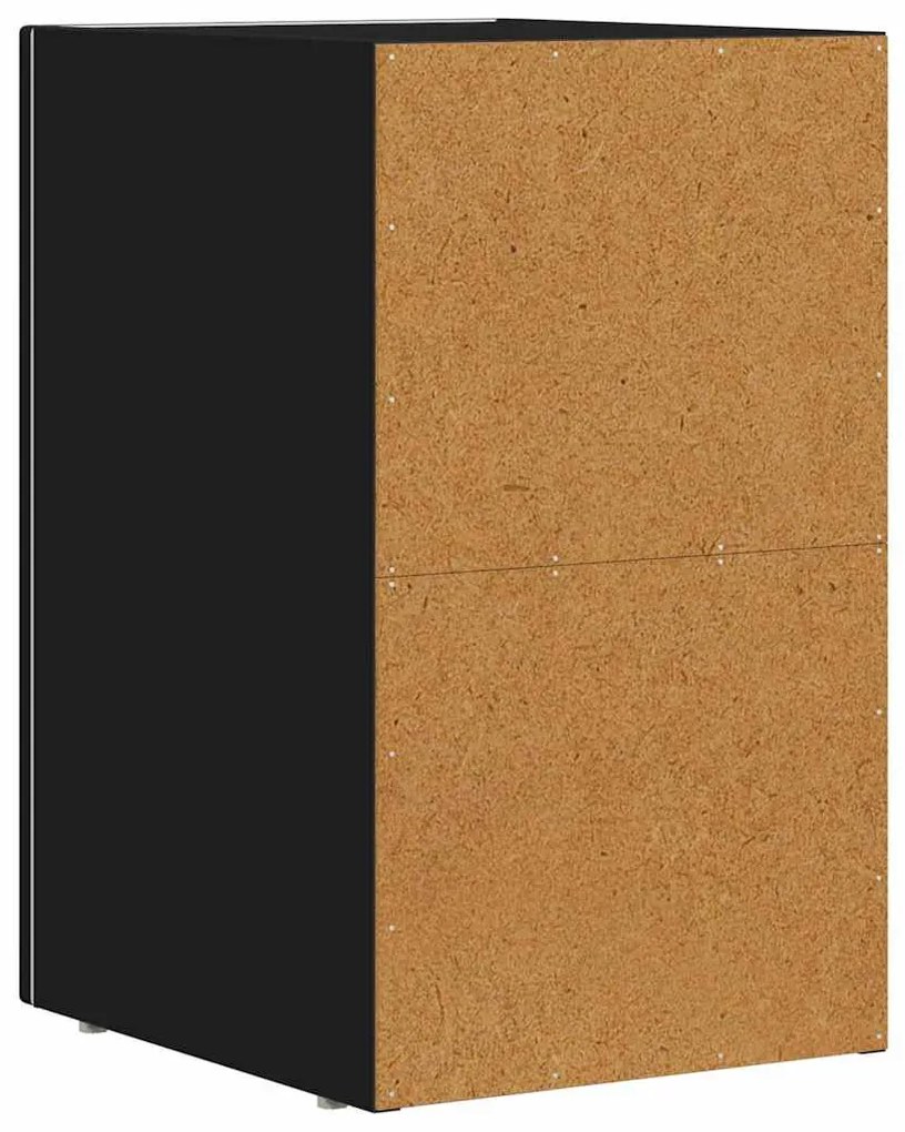 Éjjeli asztal Fekete 29.5 x 35 x 50 cm Faanyag