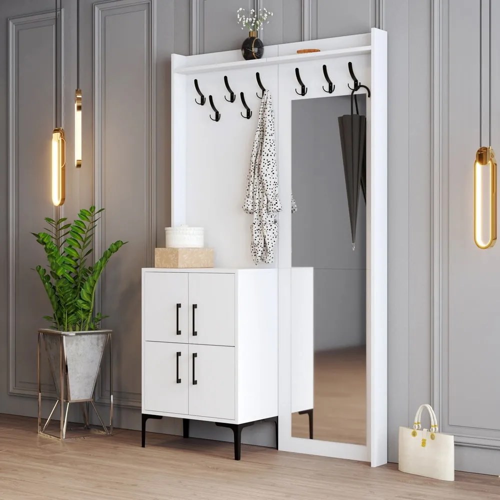 Fehér előszoba bútor Berlin – Kalune Design