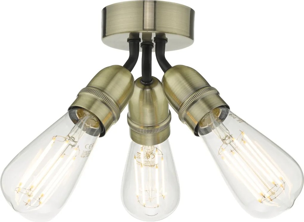 Dar Lighting vintage mennyezeti lámpa yao antik sárgaréz daryao0375