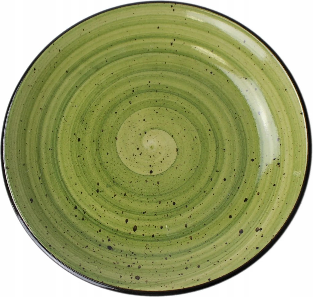 Kerámia reggeliző tányér Ø 19 cm Rustic Green