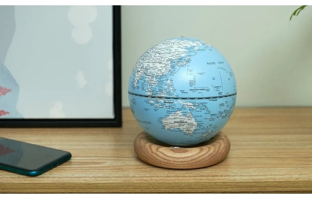 Földgömb ø 13 cm Atlas LED – Gingko