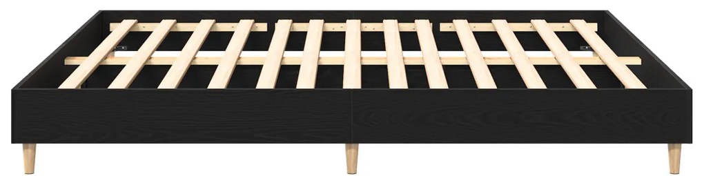 Ágykeret Musta tammi 200 x 200 cm Faanyag