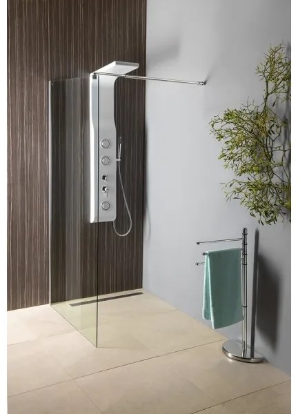 Gedy - Állvány törölközőtartóval HIBISCUS 90,5 cm fényezett króm