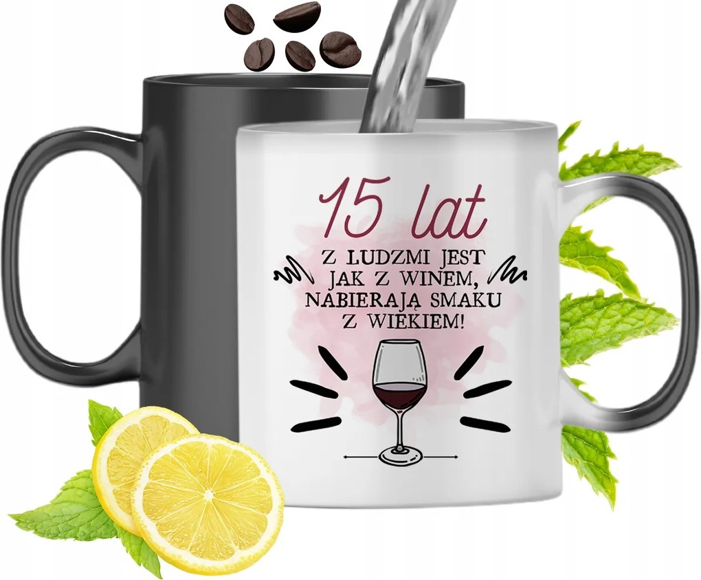 Mágikus Bögre Születésnapra 15. Színváltós, fényképes nyomattal