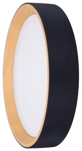 Solight WO8016 - LED Dimmelhető mennyezeti lámpa LARIOS LED/48W/230V+RC átm. 39 cm fekete