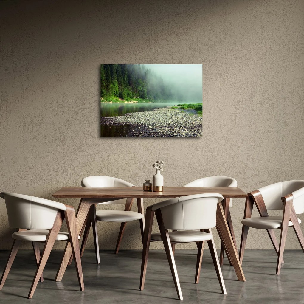 Kép - Folyó az erdőben (70x50 cm)