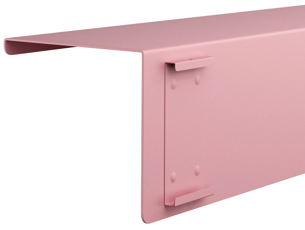 Fali polc JOANNE 700 mm, Fresh Style: púderrózsaszín