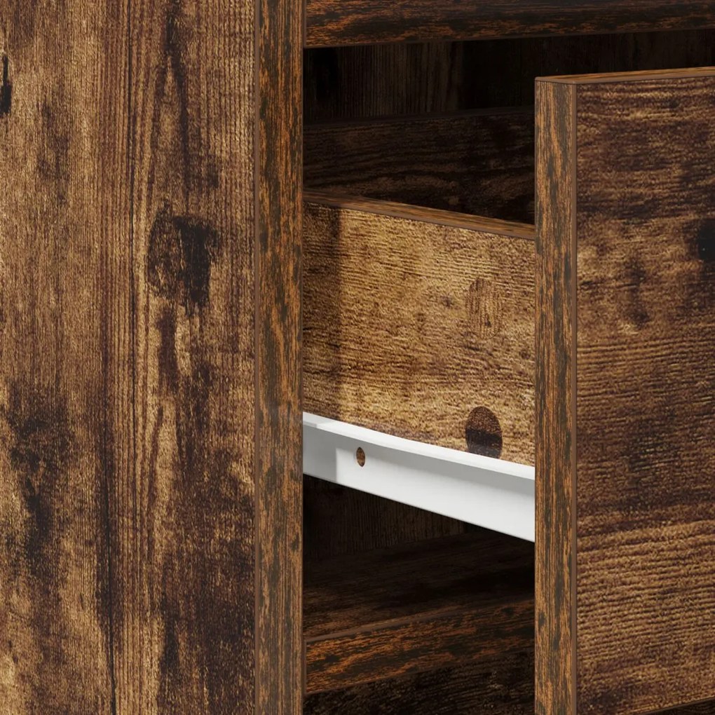 Öltözködőasztal fiókkal ajtóval Barna 50 x 41 x 135 cm Faanyag