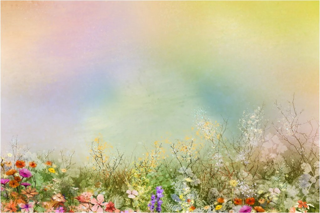 Kép - Festett rét 2 (90x60 cm)