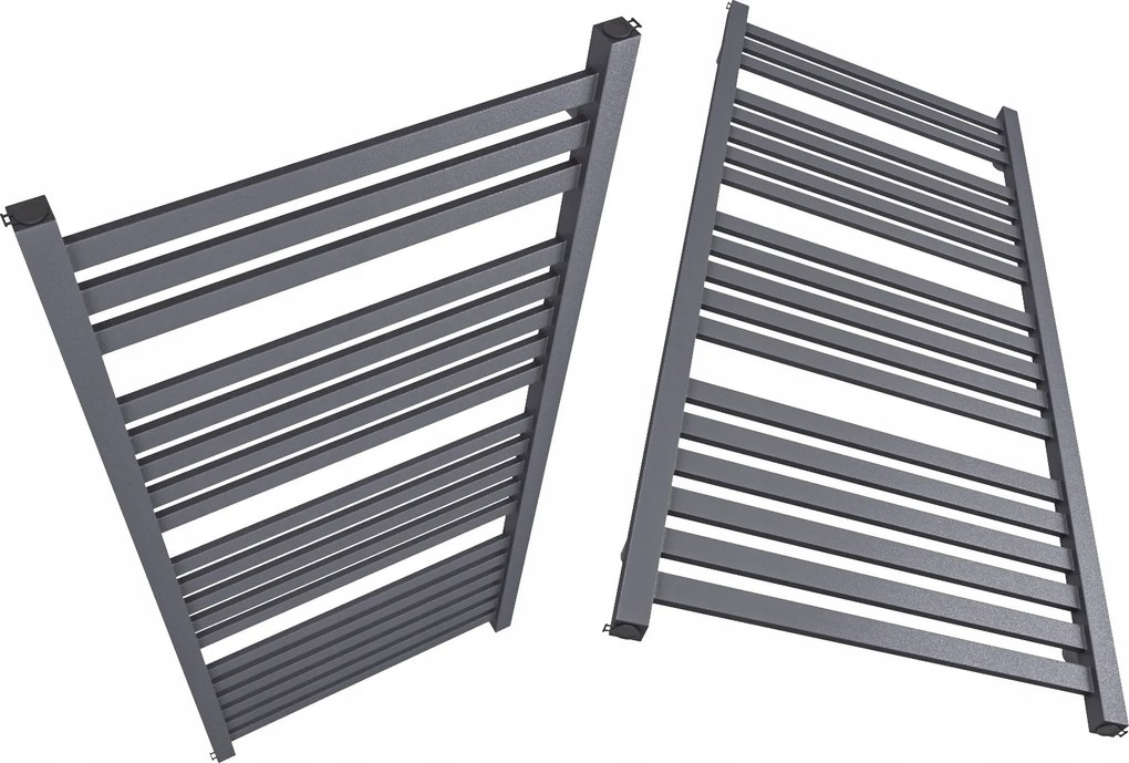 Imp 950/630 Antracit Fürdőszobai Radiátor