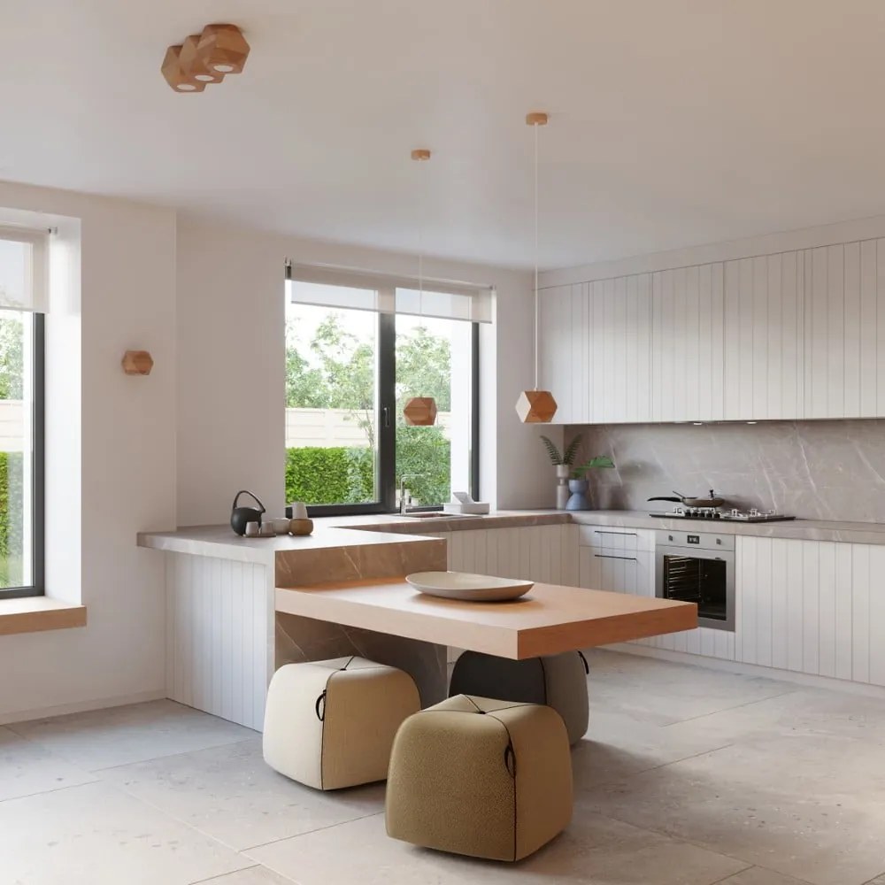 Natúr színű spotlámpa 12x36 cm Vige – Sollux