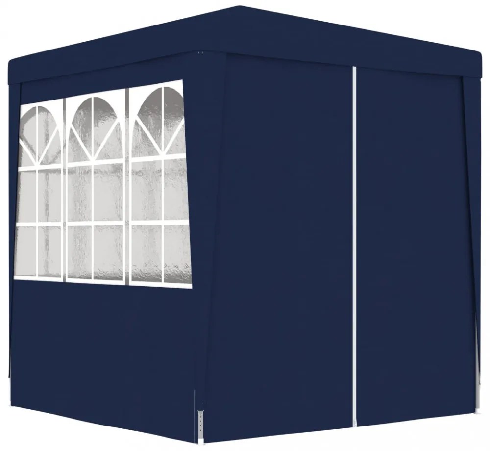 kék rendezvénysátor oldalfalakkal 2 x 2 m 90 g/m²