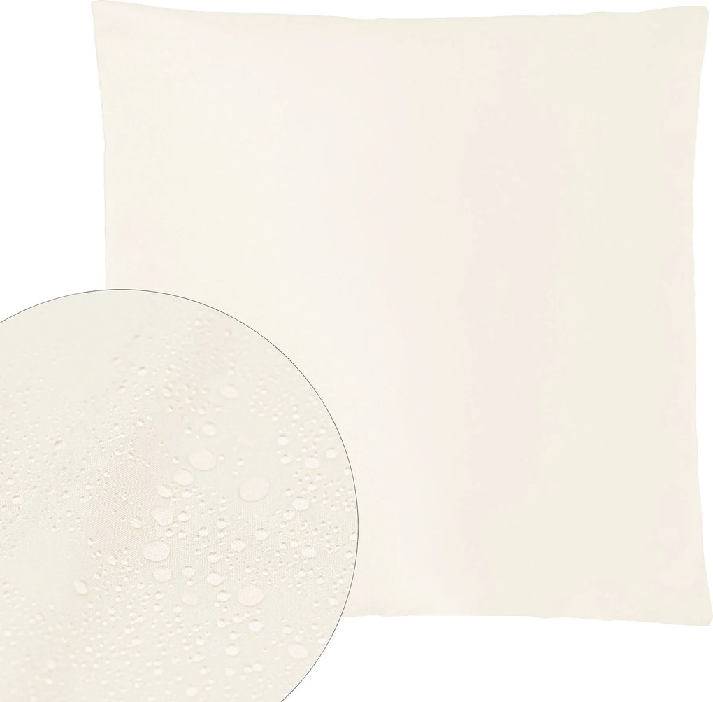 Párnahuzat Vízálló kerti párnahuzat 45x45 Világos Bézs Adriatic